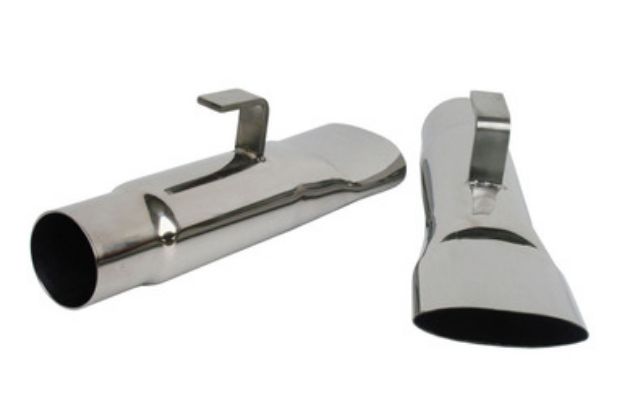 Picture of 1971-74 B-body 3" Long Style Slotted Exhaust Tips
