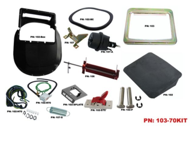Picture of 1970 Roadrunner GTX 1971-72 Charger Air Grabber Kit