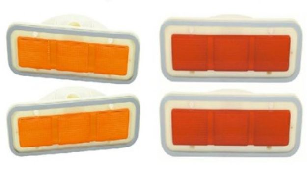 Picture of 1971 Plymouth Roadrunner and GTX Side Marker Lens Set
