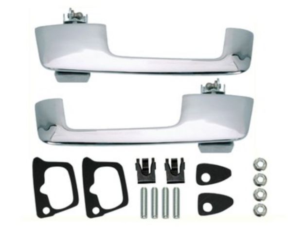 Picture of A,B-Body Outside Door Handles (Chrome Button)