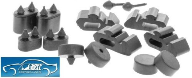 Picture of 1967 -1970 Impala Biscayne Bel Air Caprice Rubber Bumper Kit