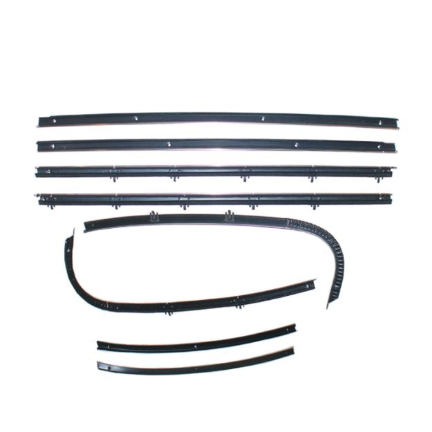 Picture of 1968 Pontiac GTO/Lemans 2-Door Hardtop Window Felts Fuzzies Standard Kit
