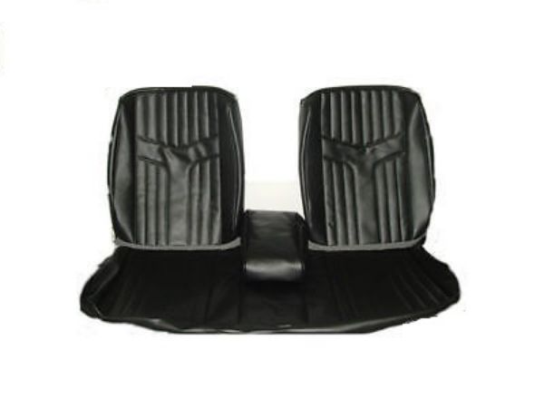 Picture of 1969 Pontiac GTO LeMans Front Bench and Rear Seat Upholstery Covers-Fits 2-Door Coupe