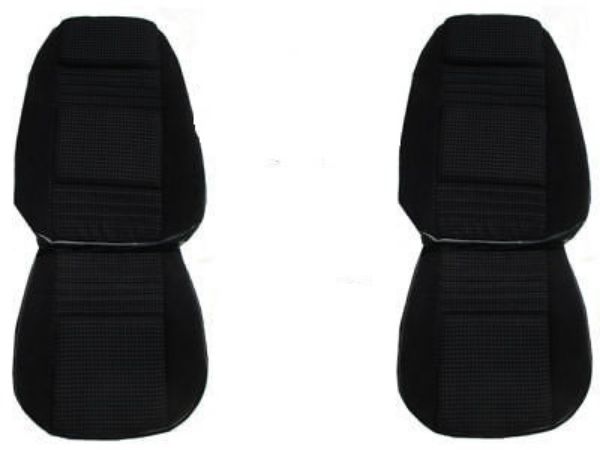 Picture of 1979-1980 Pontiac Firebird Custom Cloth Front and Rear Seat Upholstery Covers