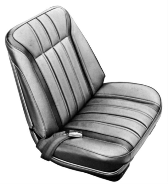 Picture of 1968 Chevy Impala SS Pontiac Parisienne 2+2 Front and Rear Seat Upholstery Covers