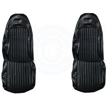 Show details for 1972 Plymouth Barracuda Dodge Challenger Front and Rear Seat Upholstery Covers Picture of 1972 Plymouth Barracuda Dodge Challenger Front and Rear Seat Upholstery Covers