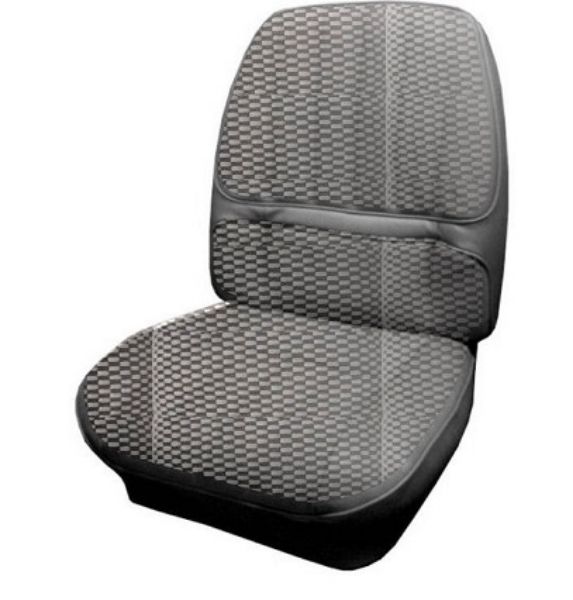 Picture of 1970 Chevy Camaro Deluxe Checkerboard Cloth Front and Rear Seat Upholstery Covers