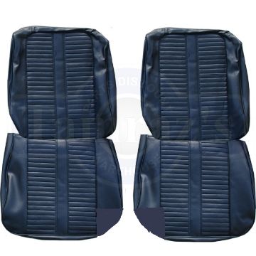 Show details for 1965 Pontiac 2+2 Front and Rear Seat Upholstery Covers Picture of 1965 Pontiac 2+2 Front and Rear Seat Upholstery Covers