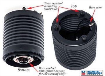 Show details for 1970-1974 Mopar E-Body "Crushed Can" Steering Wheel Hub Picture of 1970-1974 Mopar E-Body "Crushed Can" Steering Wheel Hub