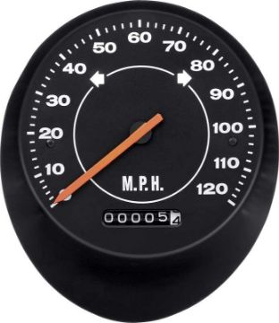 Show details for 1970-1974 E-Body 120 MPH Speedometer Gauge Picture of 1970-1974 E-Body 120 MPH Speedometer Gauge