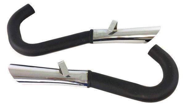 Picture of 1970 Cuda AAR and Challenger T/A Chrome Exhaust Tips Extensions