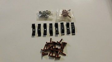 Show details for 1968 Dodge Charger Grille Trim Fastener Clip Set  Picture of 1968 Dodge Charger Grille Trim Fastener Clip Set