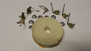 Show details for 1970 Plymouth GTX Trunk Lid Opening Trim Molding Clip Set Picture of 1970 Plymouth GTX Trunk Lid Opening Trim Molding Clip Set