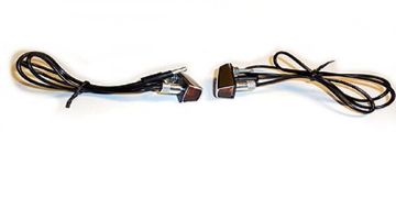 Show details for 1970-1972 A, B, E-Body Hood Turn Signal Lens Indicator Assemblies Picture of 1970-1972 A, B, E-Body Hood Turn Signal Lens Indicator Assemblies