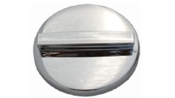 Show details for 1967- April 1971 A-Body Gas Cap Chrome Non-Vented Picture of 1967- April 1971 A-Body Gas Cap Chrome Non-Vented
