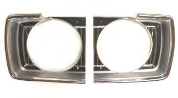 Show details for 1967 Dodge Dart Headlamp Bezel Package - LH and RH Picture of 1967 Dodge Dart Headlamp Bezel Package - LH and RH