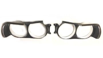 Show details for 1971 Dodge Challenger Headlight Bezels Picture of 1971 Dodge Challenger Headlight Bezels