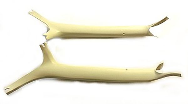 Picture of 1971-1974 Dodge, Plymouth E-Body A-Pillar Moldings Pair White