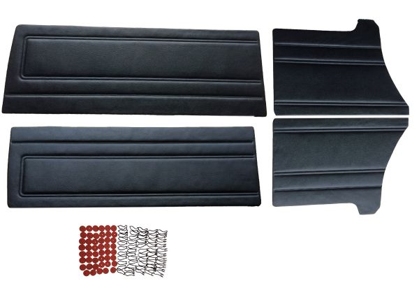 Picture of Mopar Duster, Duster 340, and Demon 340 F/R Door Panels - 6505-C Coachman Grain Vinyl Set