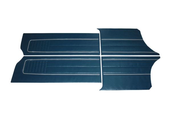 Picture of Mopar Satellite Roadrunner GTX Door Panel Front & Rear Set - Premium Reproduction Coachman Grain Vinyl