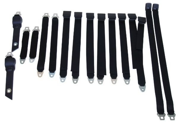 Picture of 3850-70BEN Mopar 1970-71 A-body Bench Seat Belt Set