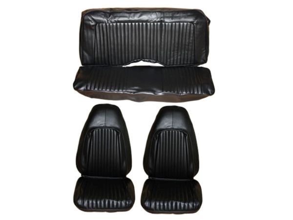 Picture of Mopar 1972 Barracuda Cuda Challenger Front Bucket & Rear Seat Cover