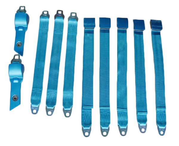 Picture of 1850-69CBUK Mopar 1968-69 B-body Convertible Bucket Seat Belt Set