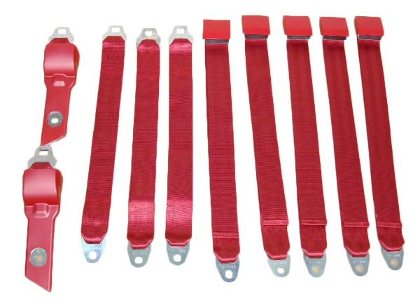 Picture of Mopar 1968-69 B-body Convertible Bucket Seat Belt Set