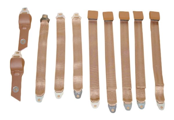 Picture of Mopar 1968-69 B-body Convertible Bucket Seat Belt Set