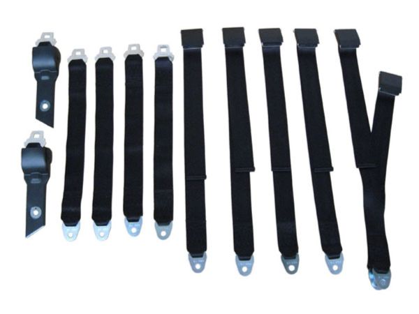 Picture of Mopar 1970 B-body Convertible Bench Seat Belt Set