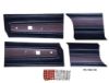 Picture of Mopar Satellite Roadrunner Door Panel Front & Rear Set - Premium Coachman Grain Vinyl