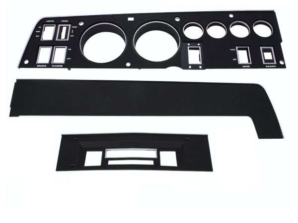 Picture of Mopar 1968 Dodge Rallye Dash Bezel Kit (AM/FM - AC)