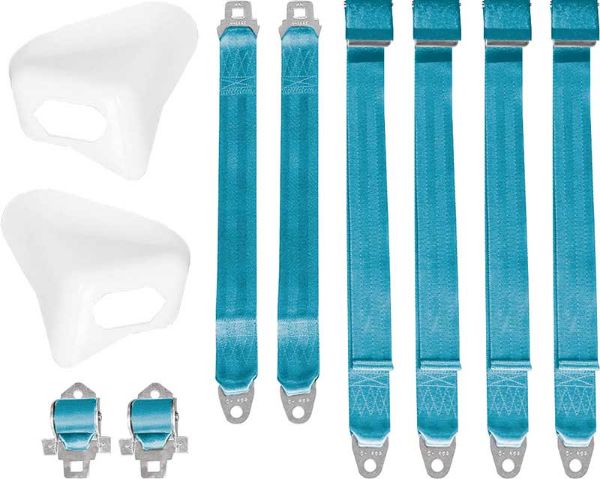 Picture of Mopar 1970 E-body Convertible Bucket Seat Belt Set