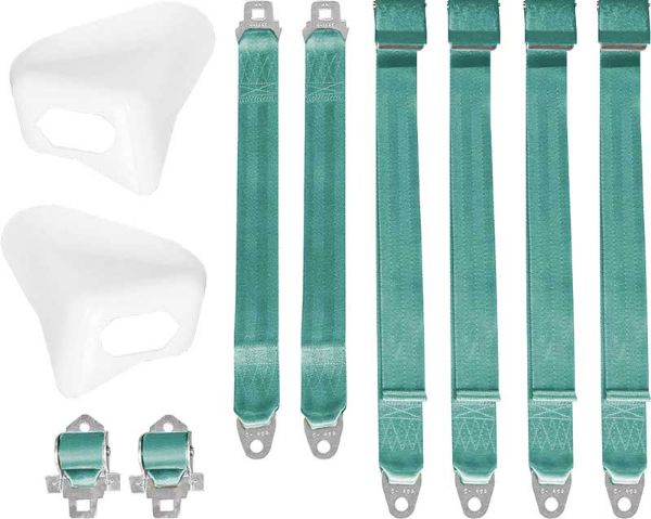 Picture of 2850-70CBUK Mopar 1970 E-body Convertible Bucket Seat Belt Set