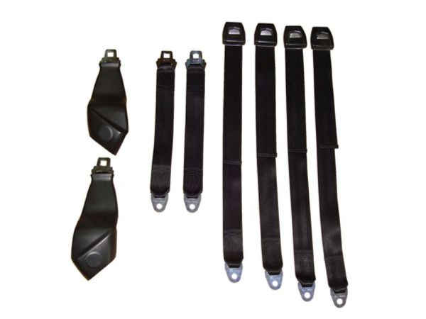 Picture of 2850-71CBUK Mopar 1971 B,E-body Convertible Bucket Seat Belt Set