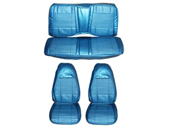 Picture of 5501-BUK-C 1970 Challenger Front Bucket Rear Bench Seat Cover