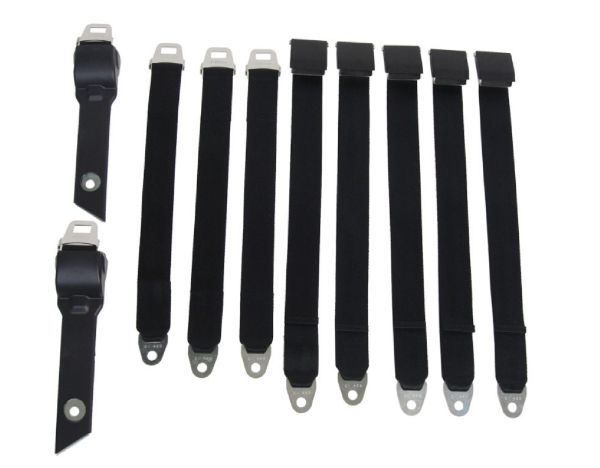 Picture of 3850-69CBUK Mopar 1968-69 A-body Convertible Bucket Seat Belt Set