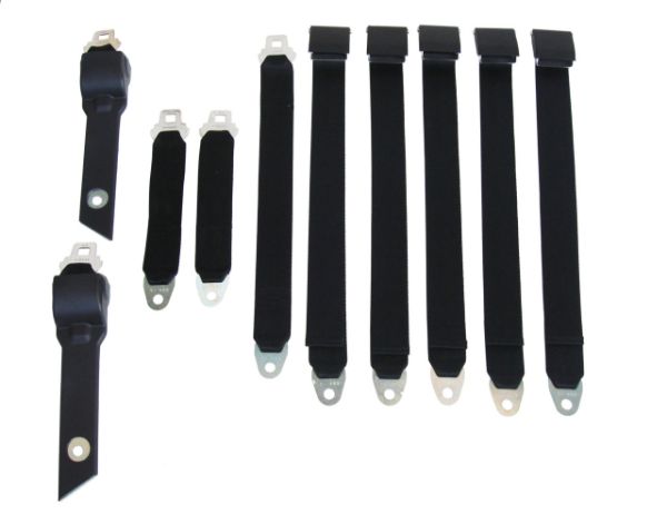 Picture of 3850-70CBUK Mopar 1970-71 A-body Convertible Bucket Seat Belt Set
