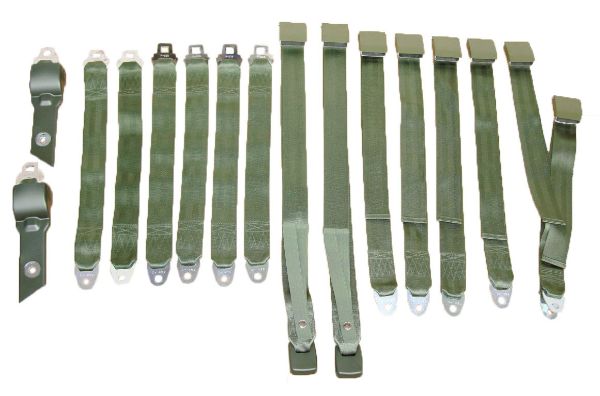 Picture of Mopar 1968-69 B-body Bench Seat Belt Set