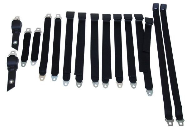 Picture of 1850-70BEN Mopar 1970 B-body Bench Seat Belt Set
