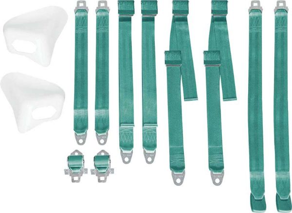 Picture of 2850-70BUK Mopar 1970 E-body Bucket Seat Belt Set