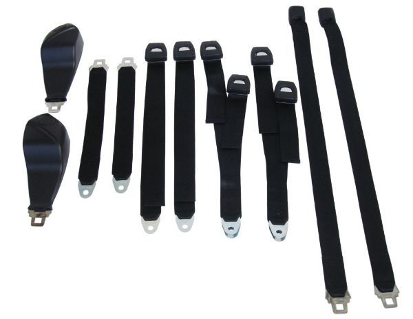 Picture of 2850-71BUK Mopar 1971 B,E-body Bucket Seat Belt Set