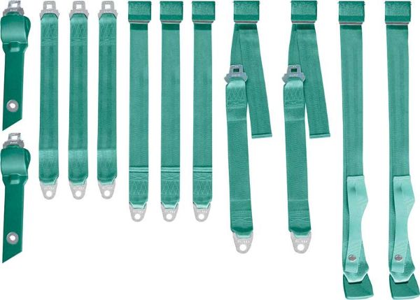 Picture of 3850-69BUK Mopar 1968-69 A-body Bucket Seat Belt Set