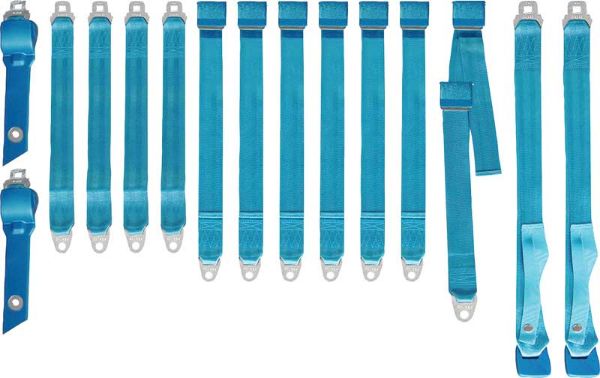 Picture of 3850-70BEN Mopar 1970-71 A-body Bench Seat Belt Set