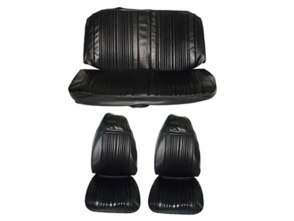 Picture of 6613-BUK 1971 Dart Swinger Front Bucket Rear Bench Seat Cover