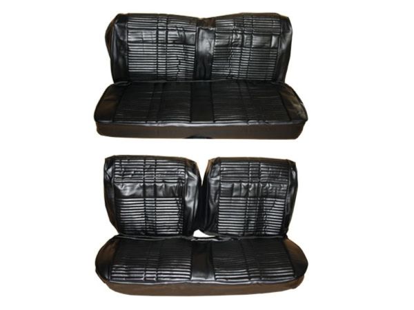 Picture of 7707-BEN Mopar 1968 Roadrunner GTX Satellite Front Bench Rear Bench Seat Cover