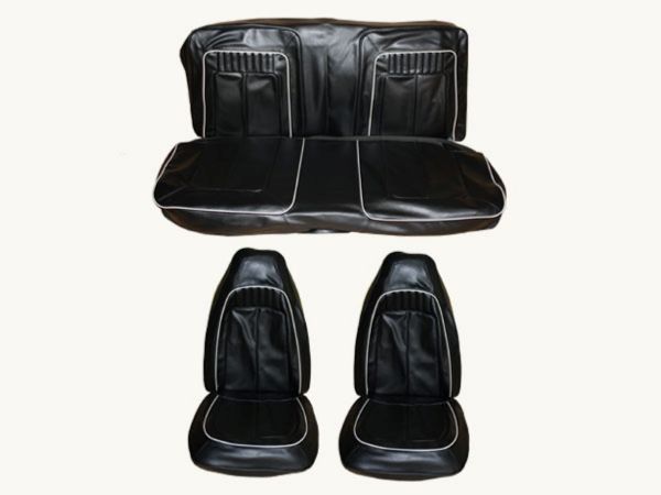 Picture of 7715-BUK-100 1970 Roadrunner GTX Satellite Front Bucket Rear Bench