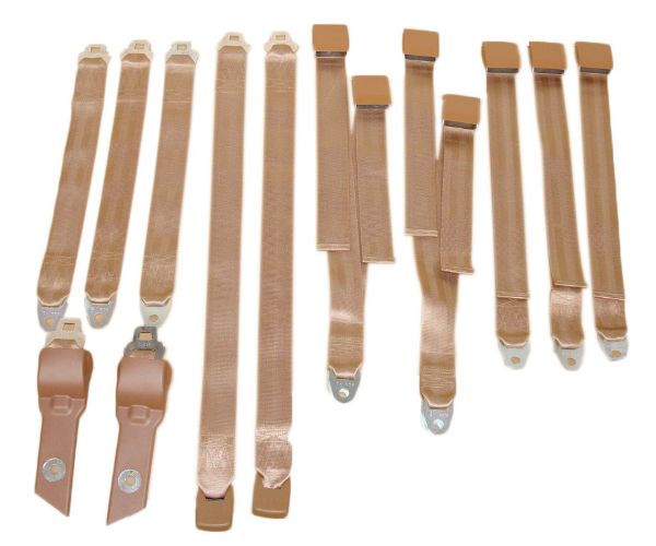 Picture of 1850-70BUK Mopar 1970 B-body Bucket Seat Belt Set
