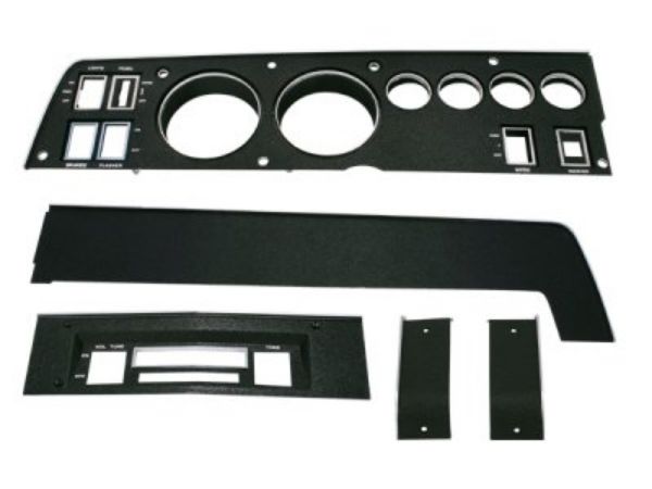 Picture of Mopar 1969 B-body Rallye Dash Bezel Kit (Delete - no AC)