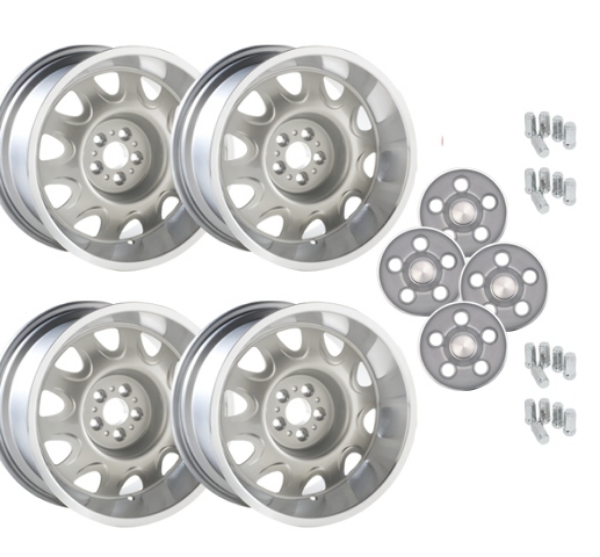 Picture of Mopar Rallye Wheels Package for Dodge/Plymouth Light Argent (2)17x9" (2)17x8